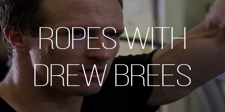 Drew Rope Rope Workout: Todd Durkin training Drew Brees